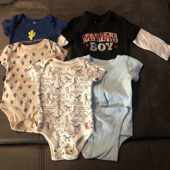 5- Koala Baby Boy Onesies - Picture 1 of 11